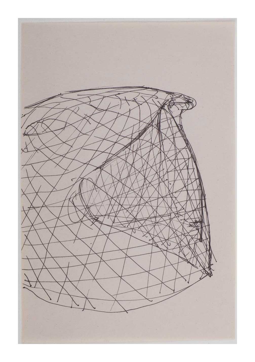 Sourena Zamani-Exile Landscape Sketches-no.36-25x17cm-2022-ink on paper