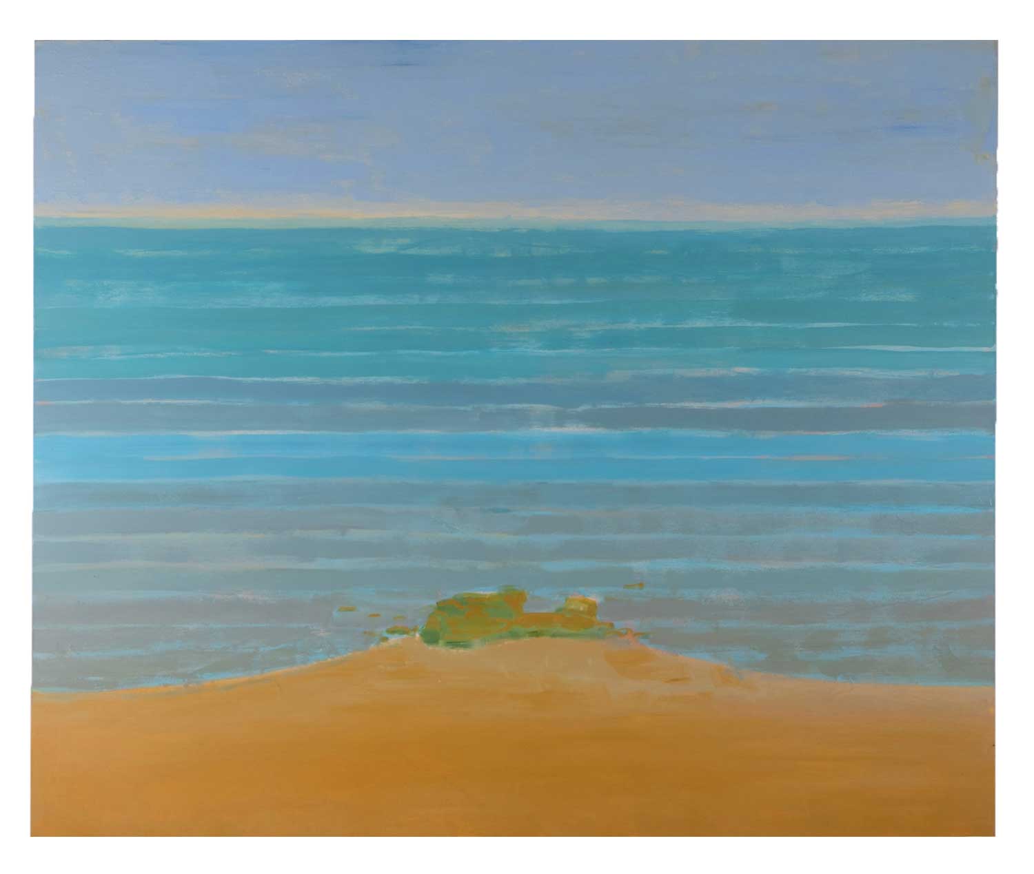 Sourena Zamani-Ghaar Beach Gamberoon-No.5-100x120cm-2023-oil on canvas