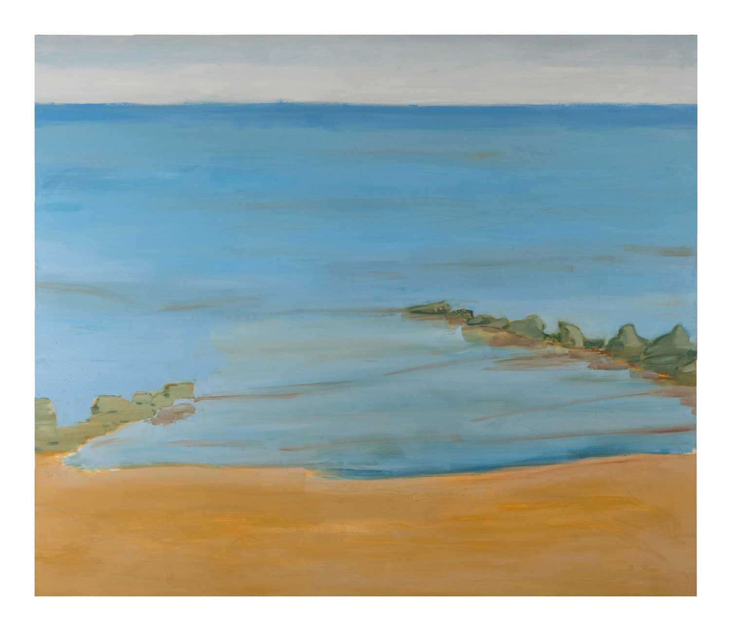 Sourena Zamani-Posht e Pasgah Beach Gamberoon-no.2-100x120cm-2023-oil on canvas