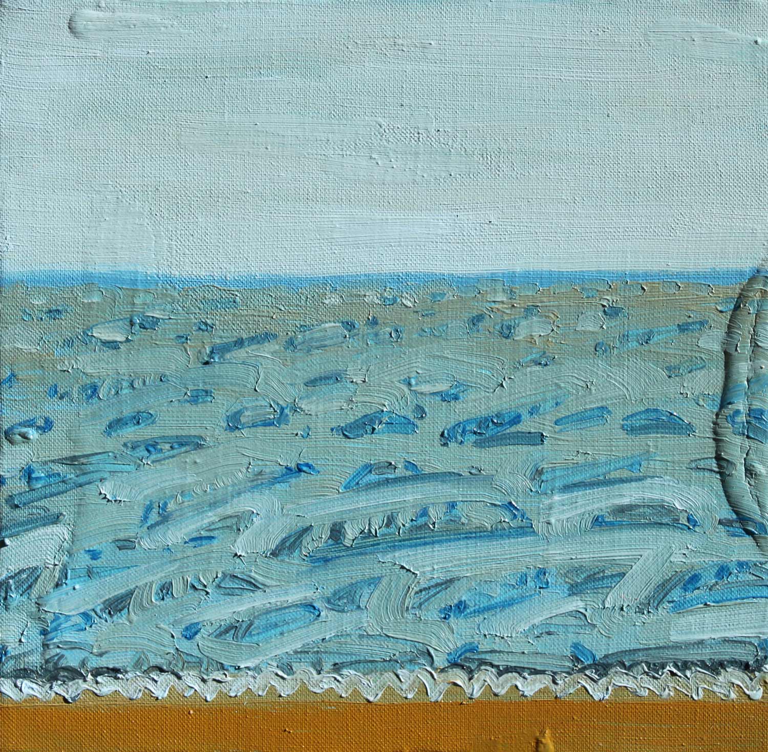 Sourena Zamani-Rainbow Beach 2-20x20cm-2018-Oil on canvas 2